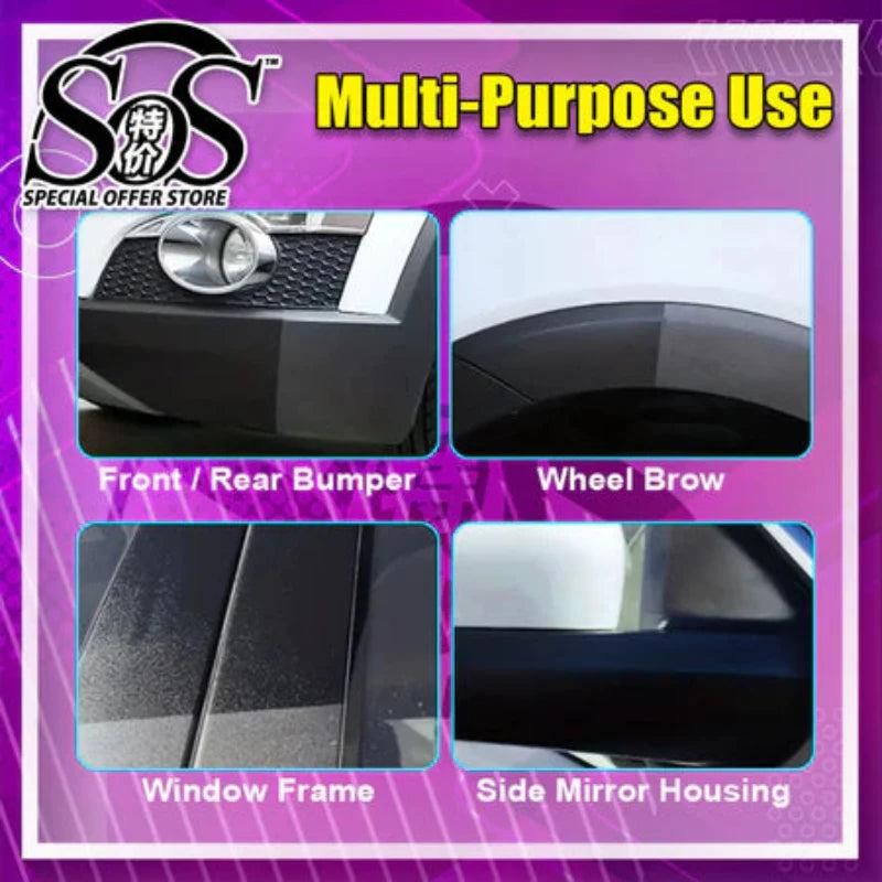 Trim & Plastic Restorer Black Paint 50 gm (Pack of 2)